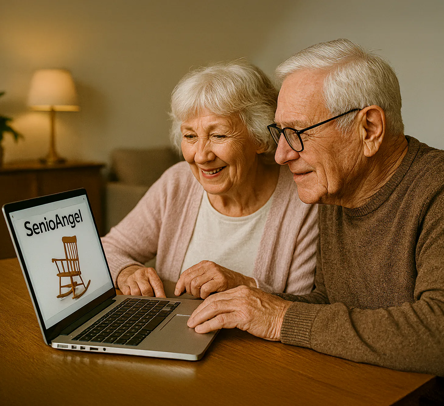 Mann und Frau suchen auf dem Marktplatz